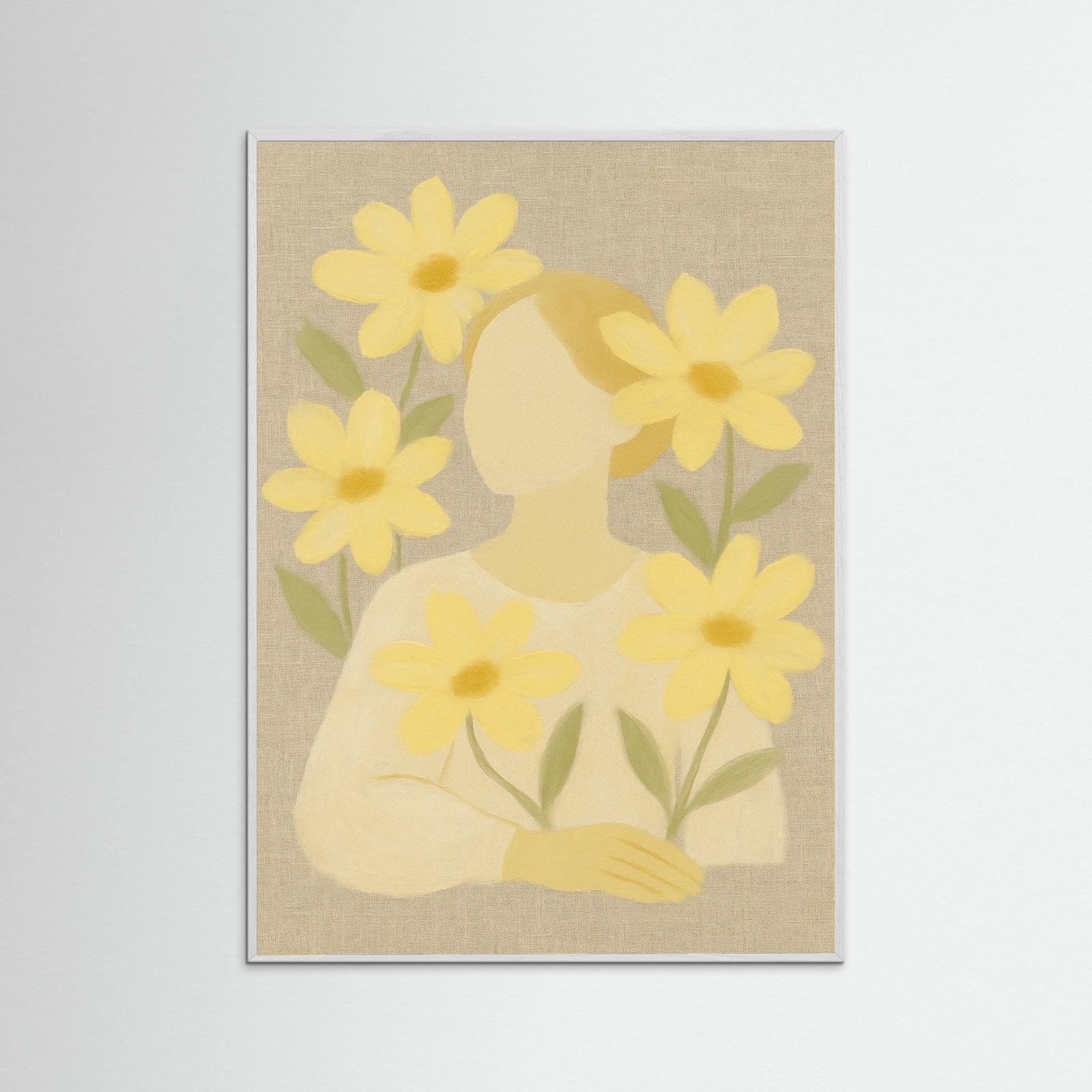 White Wood Morning Petals