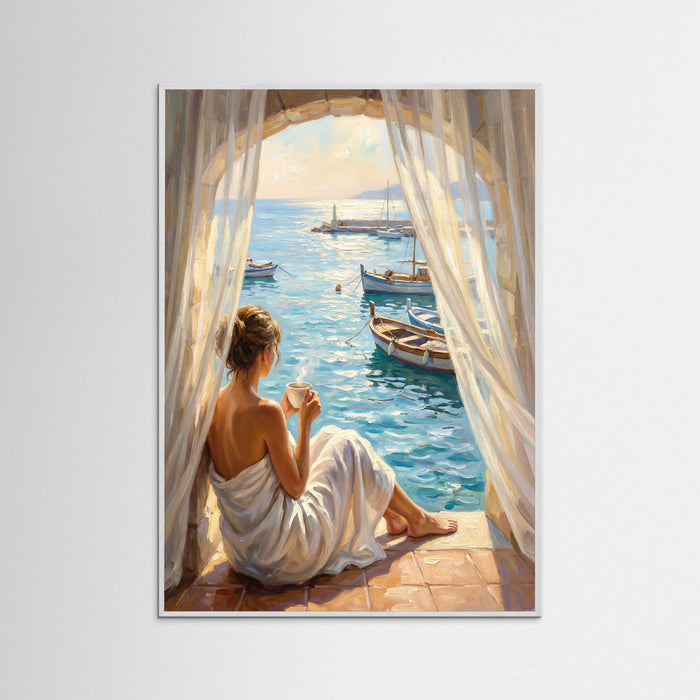 White Wood Morning Seaside Reverie