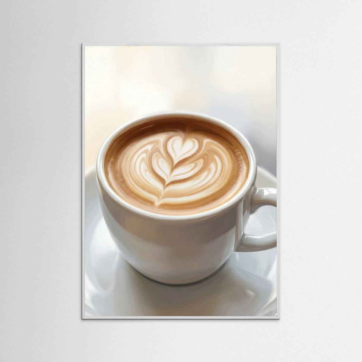 White Wood Morning Swirl