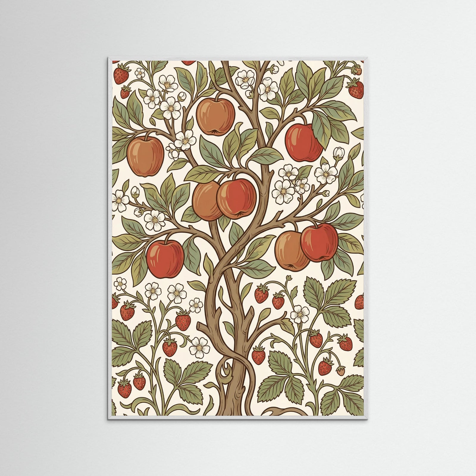 White Wood Morris Botanical Tapestry