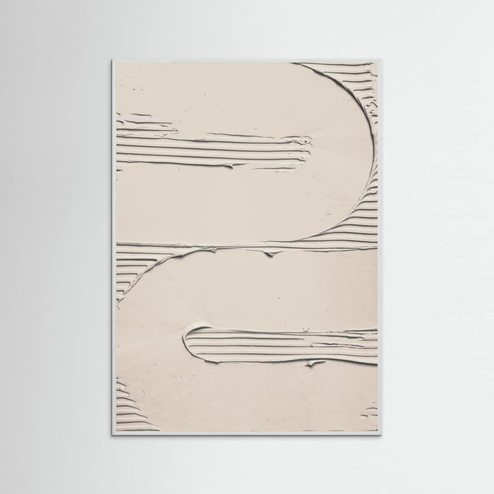 Mud Texture 11 Beige Poster – plakat og kunsttryk