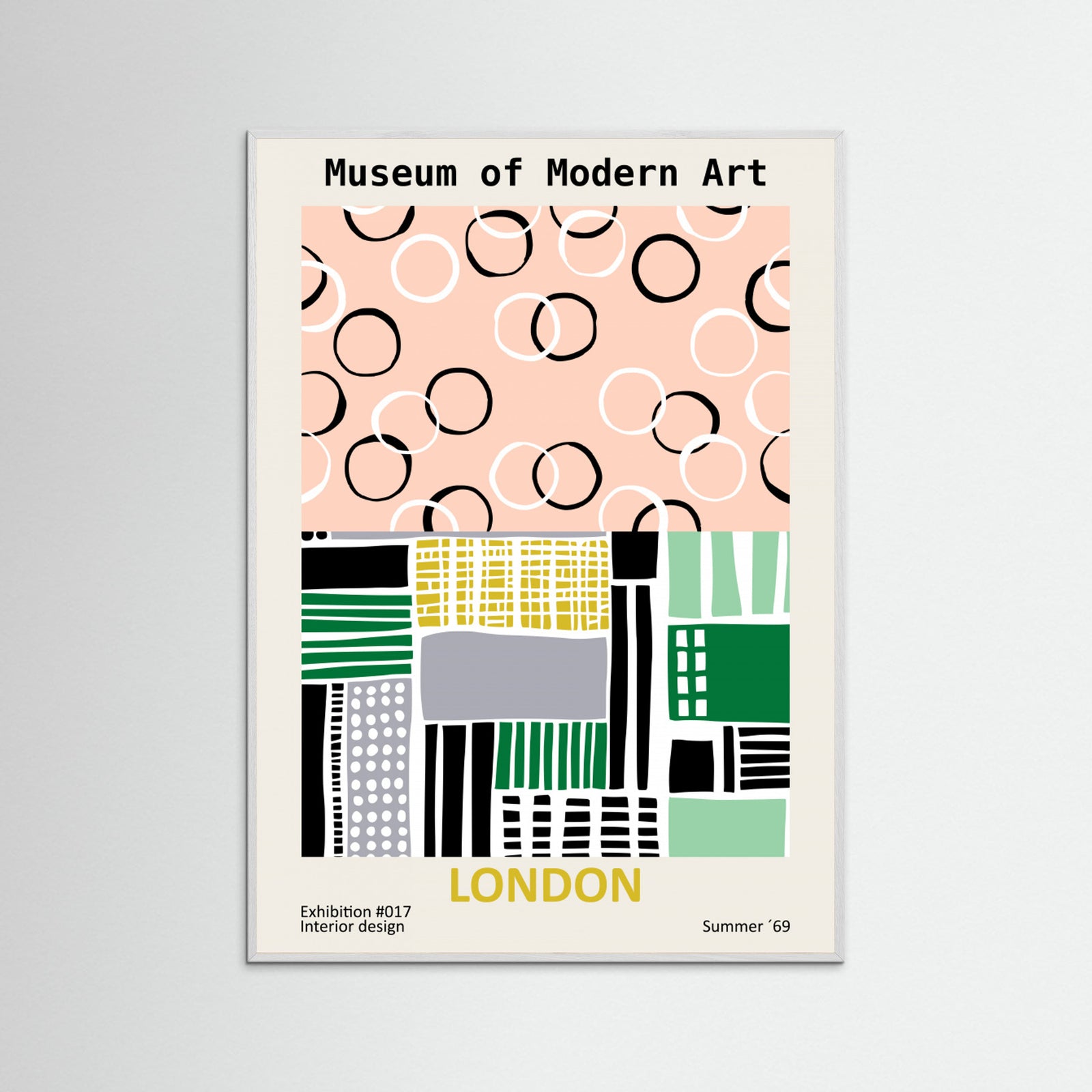 White Wood Museum of Modern Art London Poster