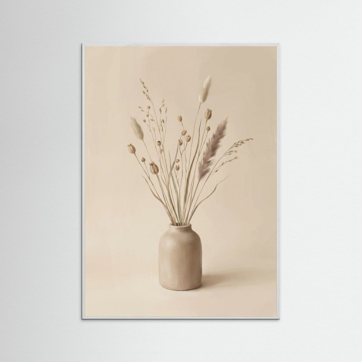 White Wood Muted Petal Calm