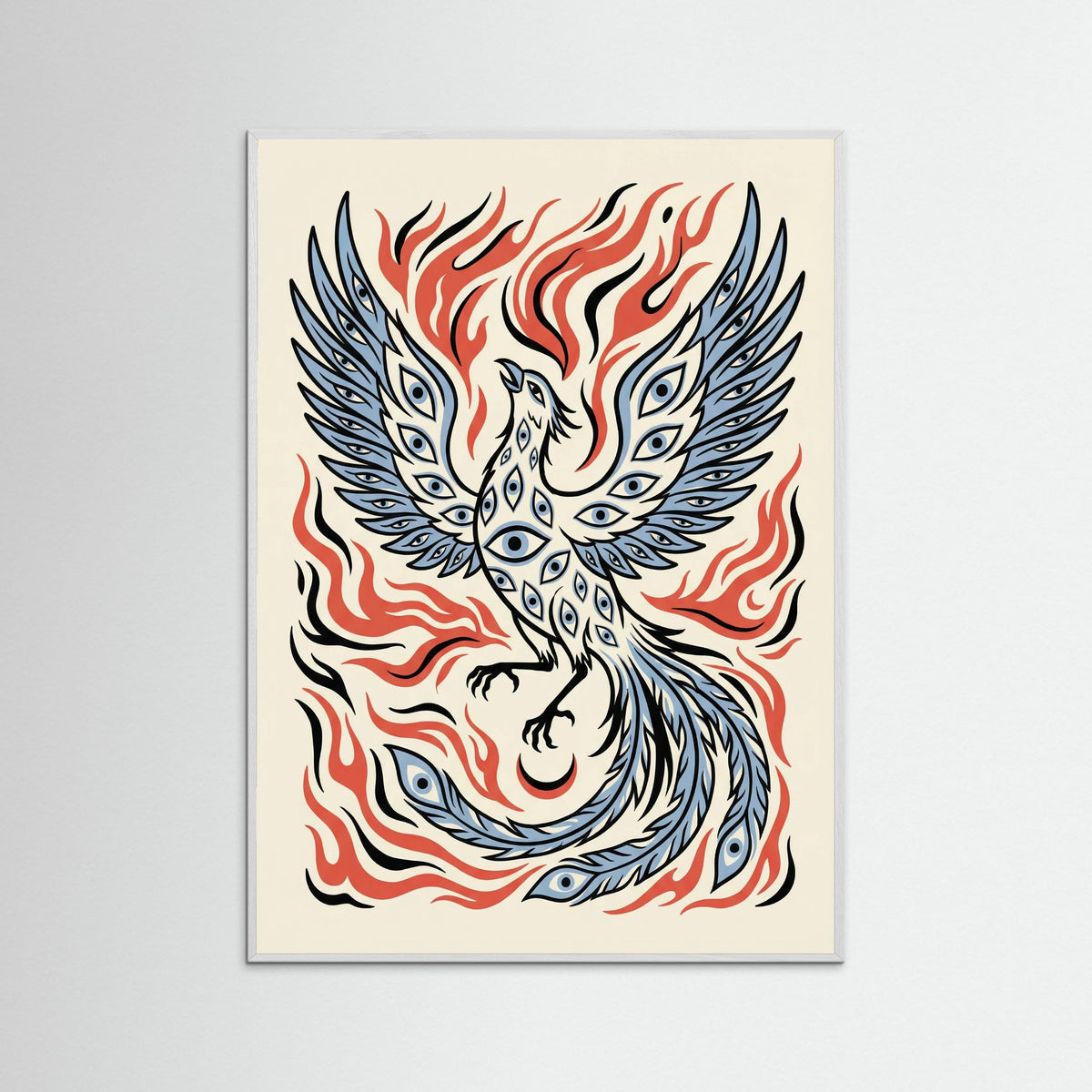 White Wood Mystic Serpent Eye