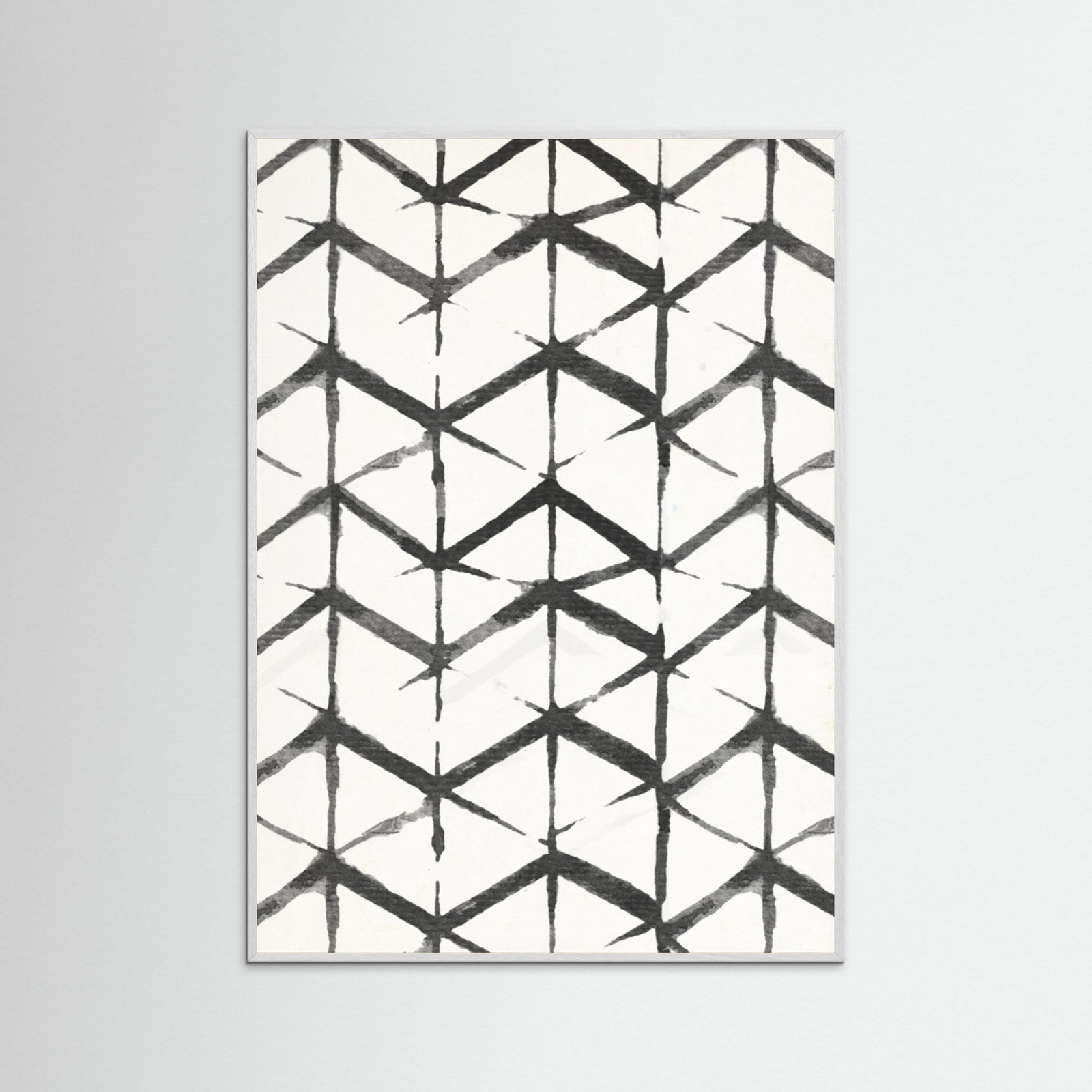 White Wood NIPA UNITED Poster