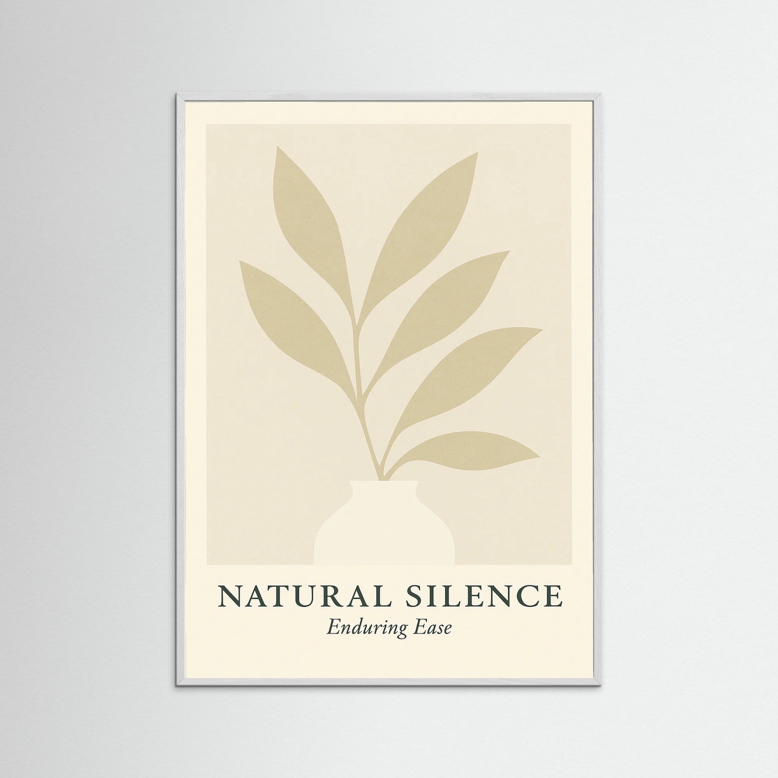 White Wood Natural silence