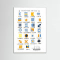 Nautical Flags Poster – Poster und Kunstdruck