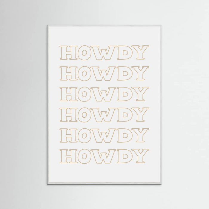 Plakat Neutral Howdy – plakat i druk artystyczny