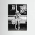 New Marilyn BW Poster – plakat og kunsttryk