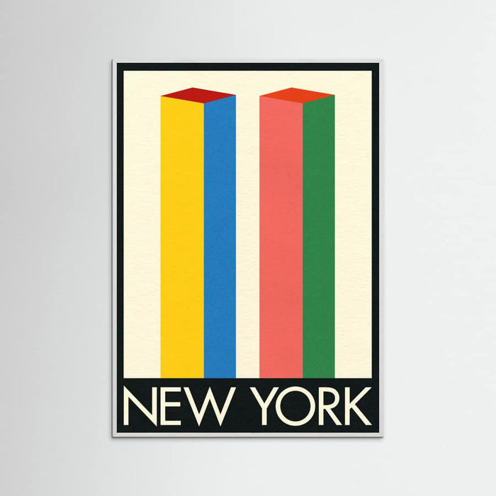 New York Twin Towers Poster – poster and art print