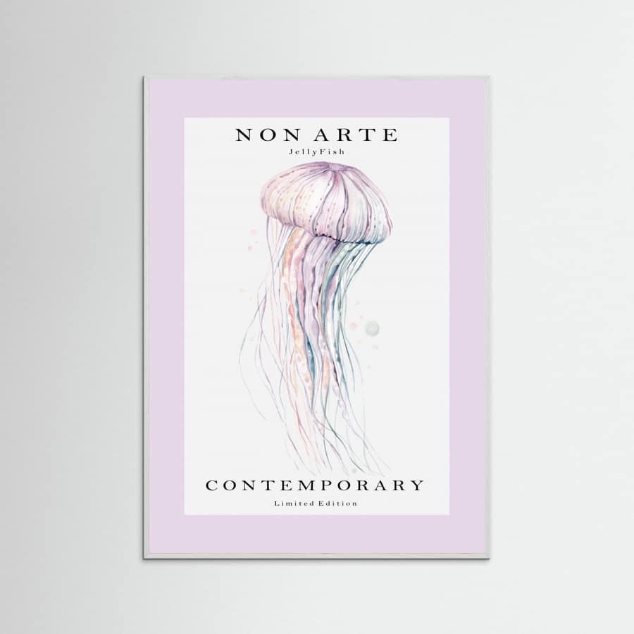 Plakat Non Arte Jellyfish – plakat i druk artystyczny