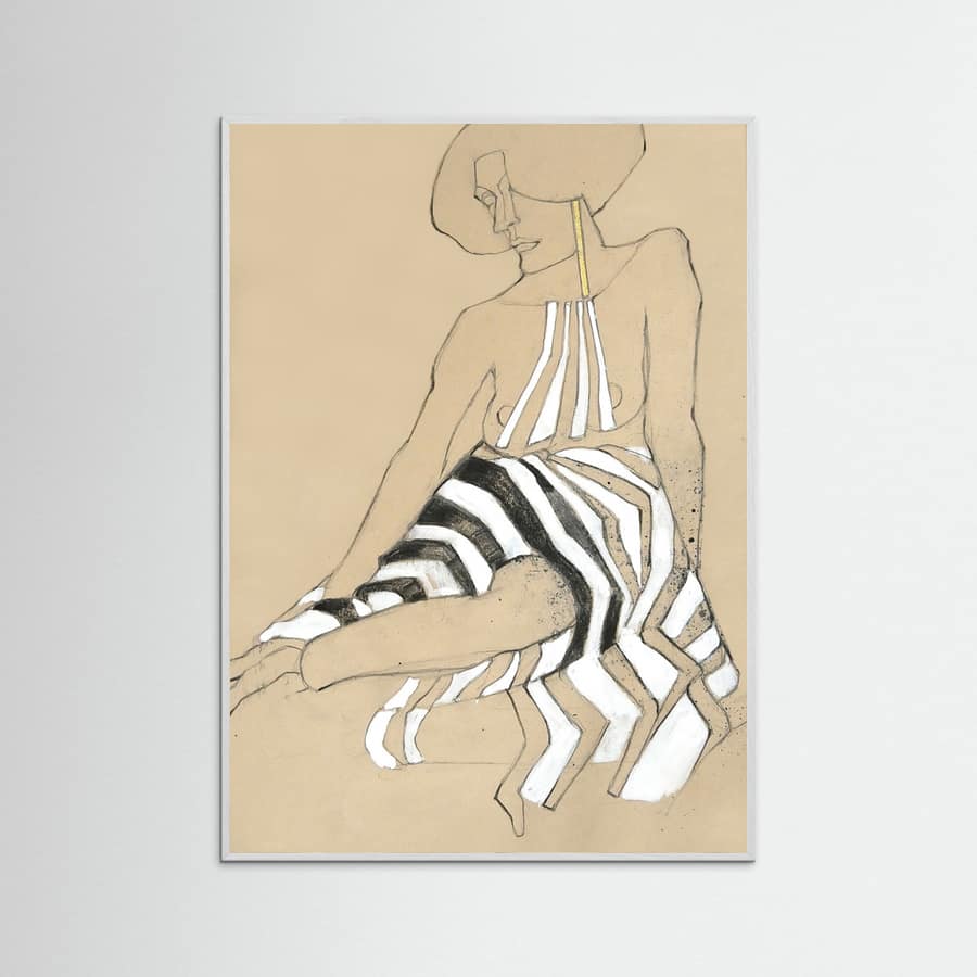 Nude Art Nouveau Poster – poster and art print