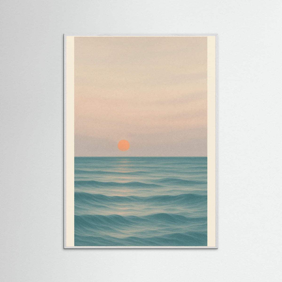 White Wood Ocean Embrace