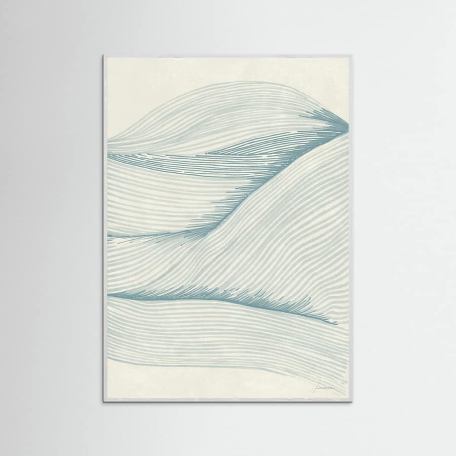 Ocean in lines 02 Poster – Poster und Kunstdruck