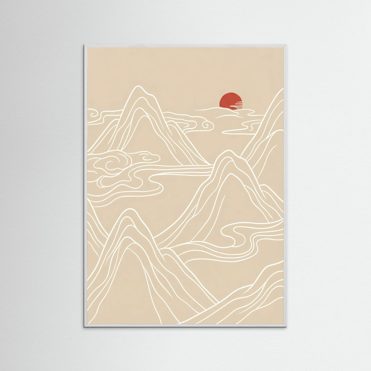 White Wood Oceanic Flow