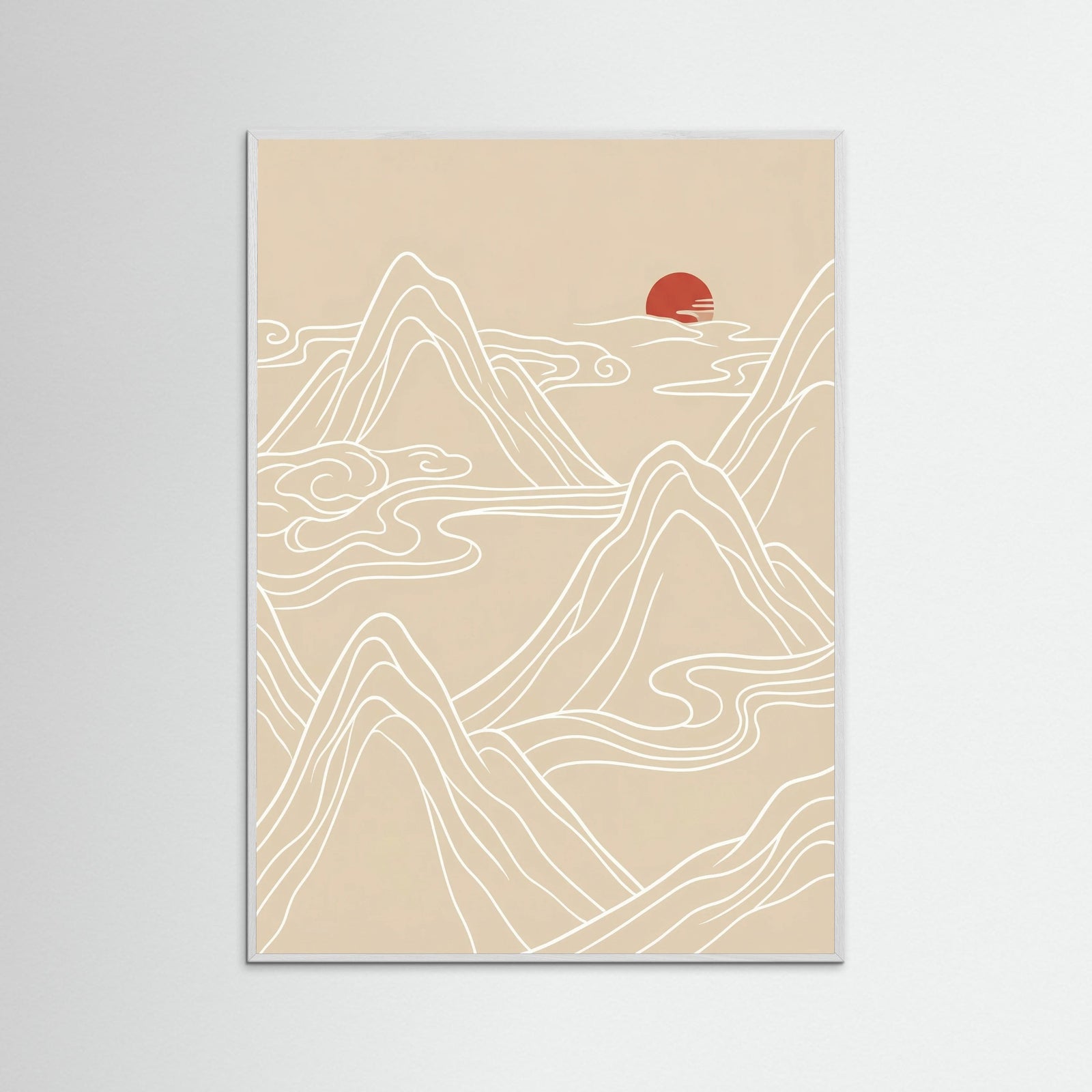 White Wood Oceanic Flow