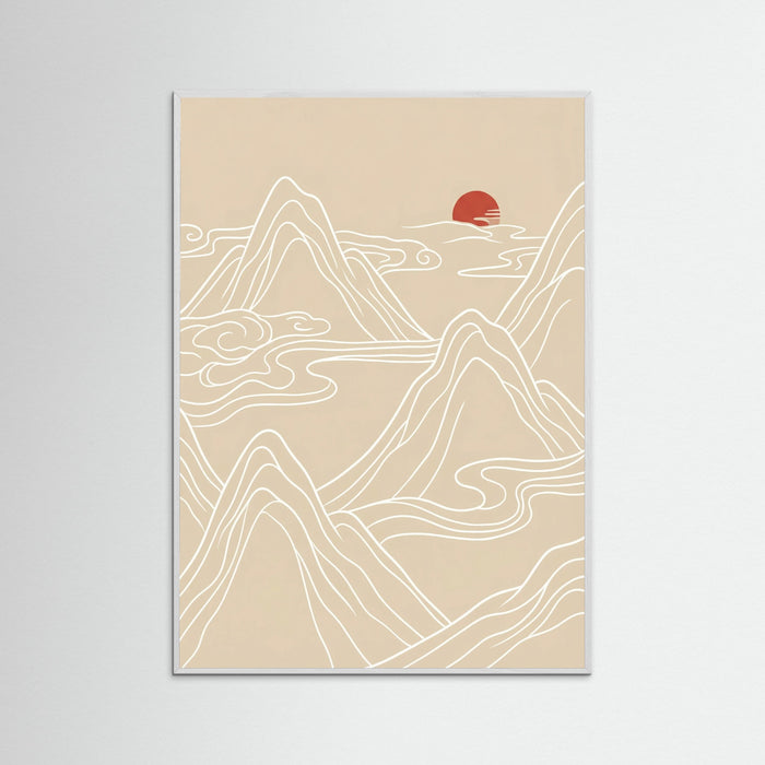 White Wood Oceanic Flow
