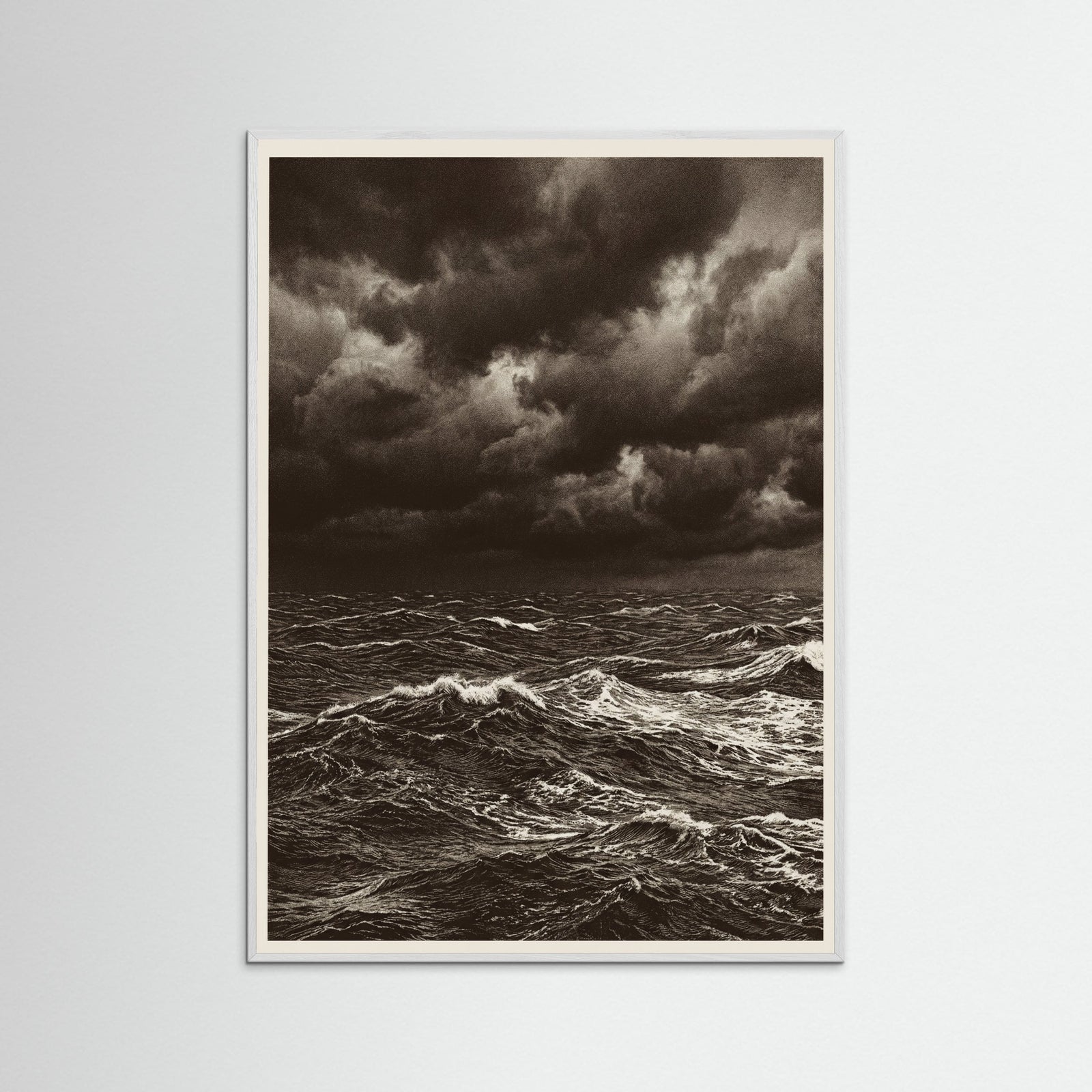 White Wood Oceanic Fury