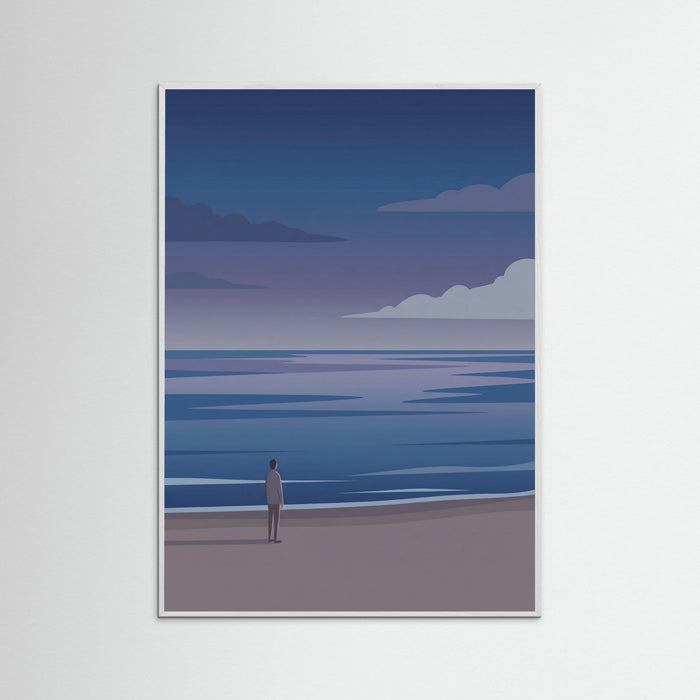 White Wood Oceanic Serenity