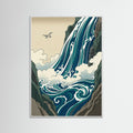 White Wood Oceans Crest