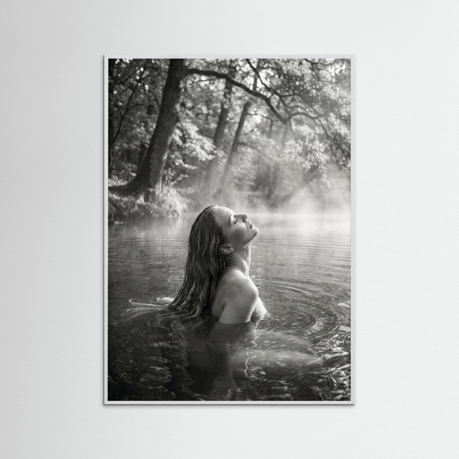 White Wood Oceans Embrace