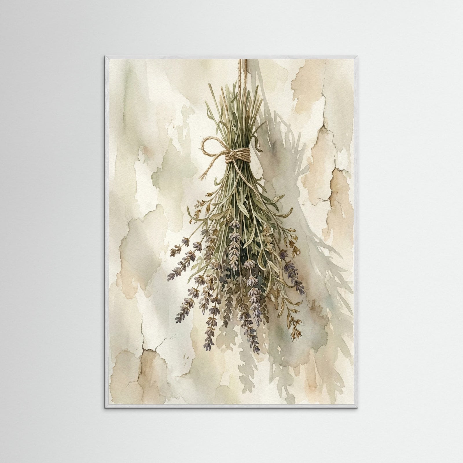 White Wood Olive Branch Serenity Beige