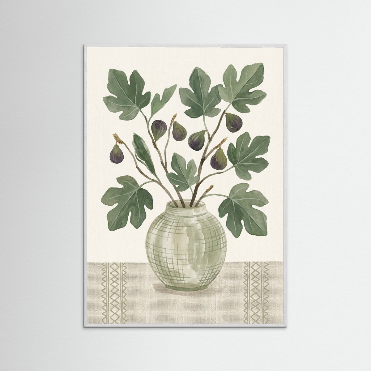 White Wood Olive Branch Stillness