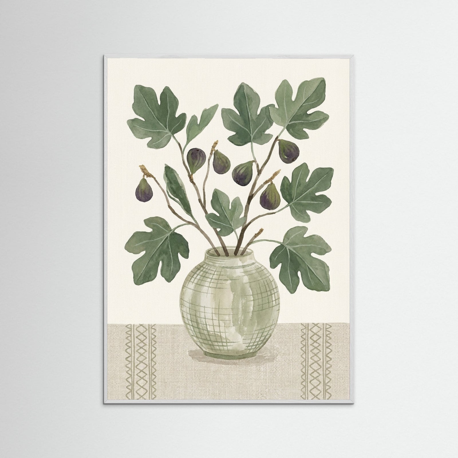 White Wood Olive Branch Stillness