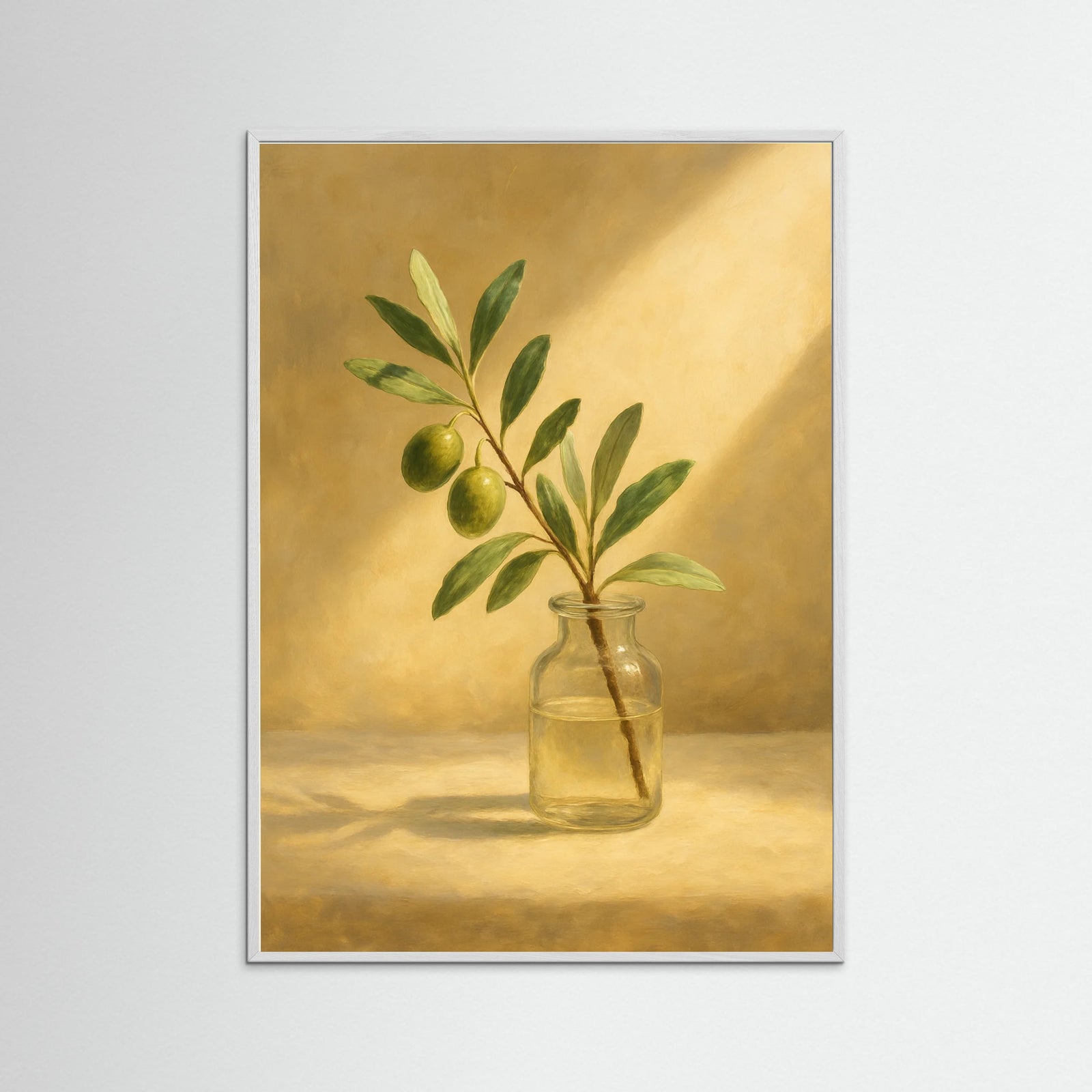 White Wood Olive light