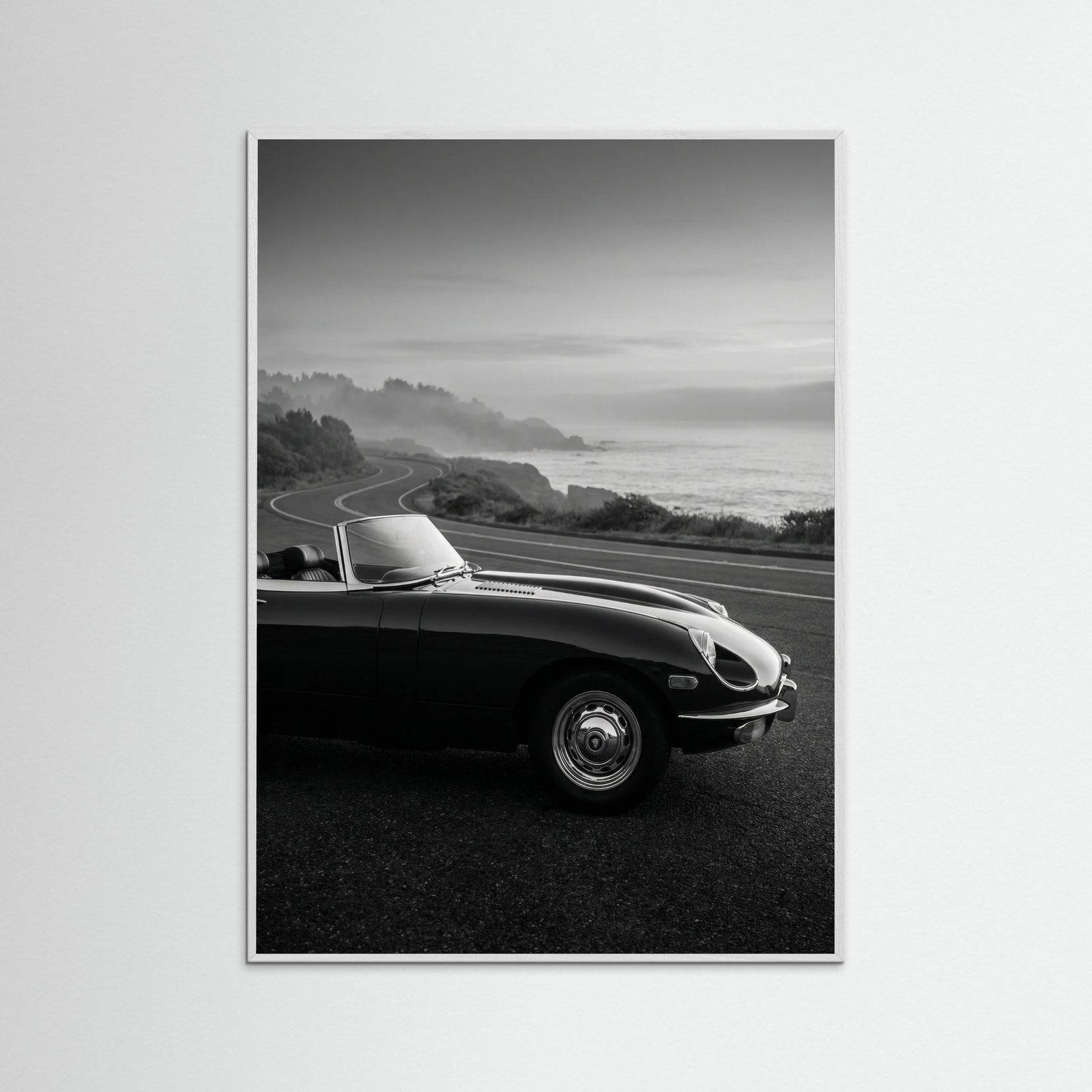 White Wood Open Road Porsche