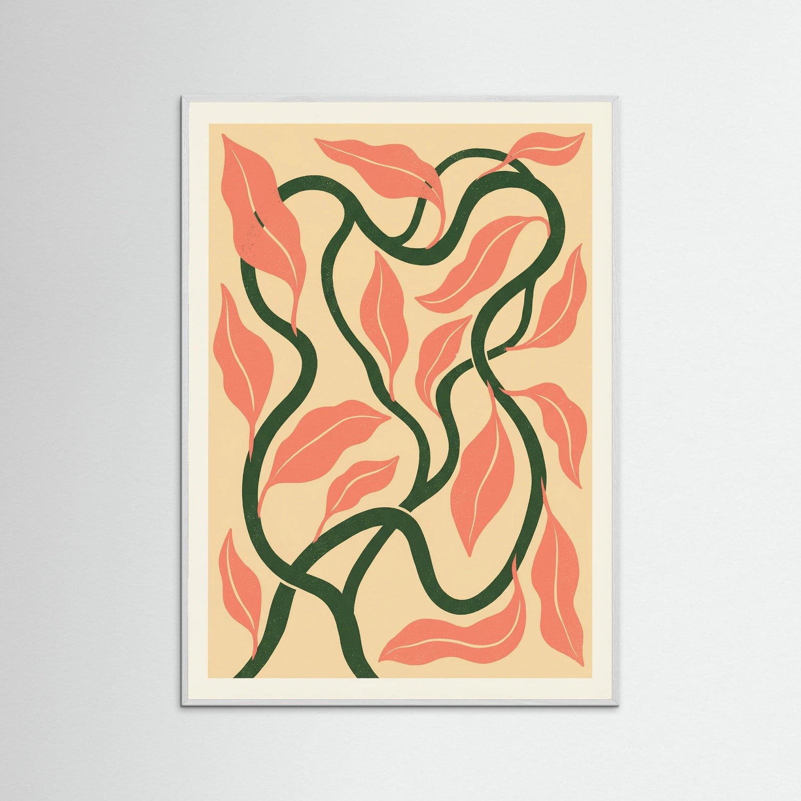 White Wood Orange Blossom Sky