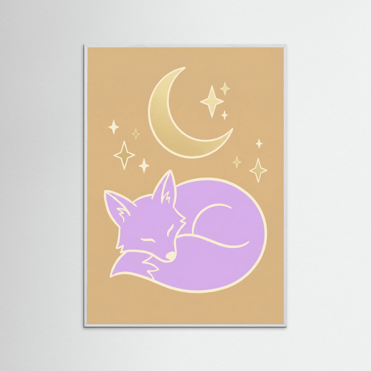 White Wood Orange Dream