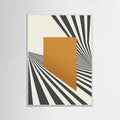 White Wood Orange Orbit
