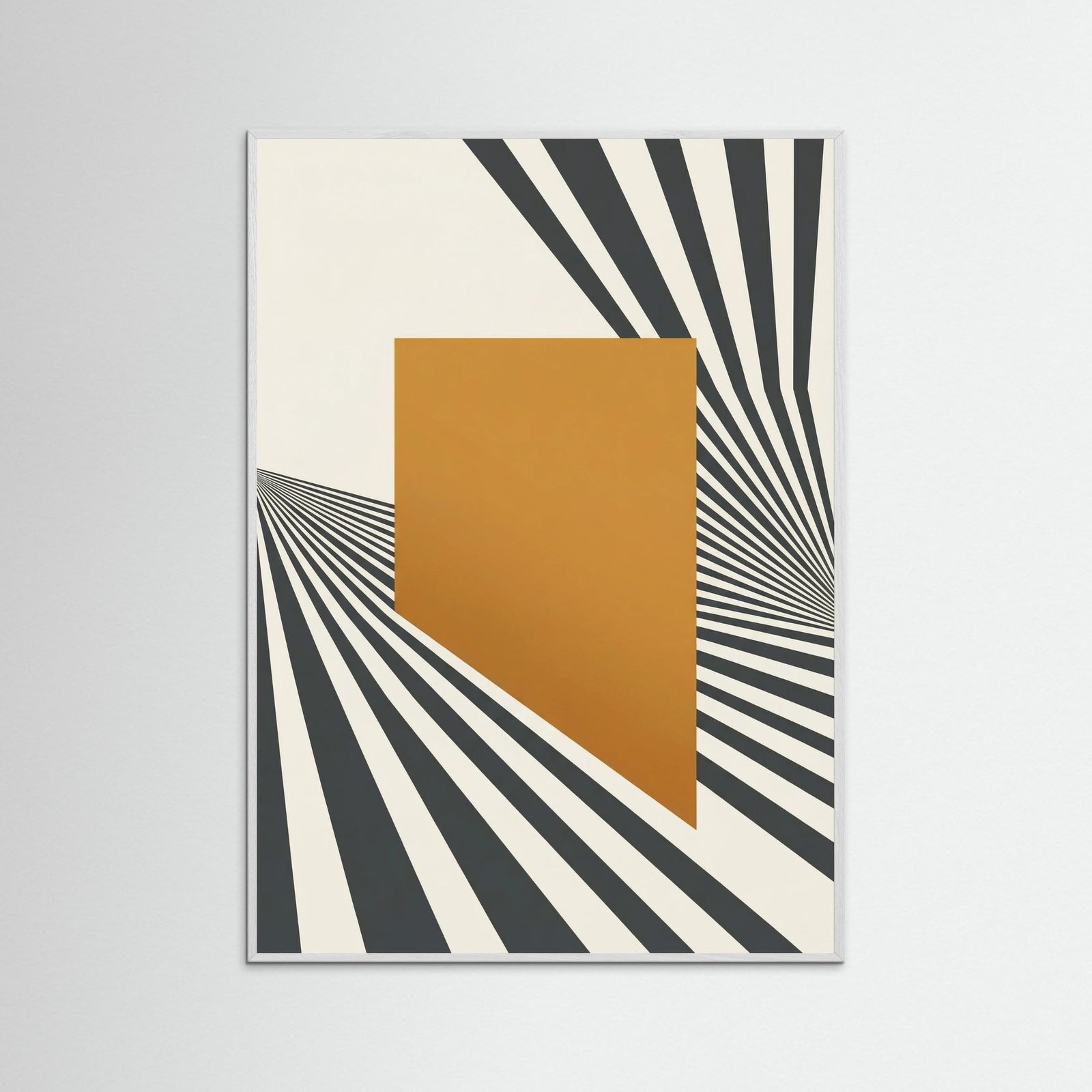 White Wood Orange Orbit