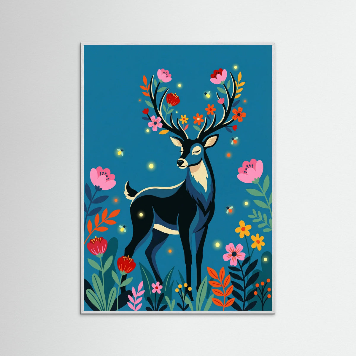 White Wood Orange Reverie