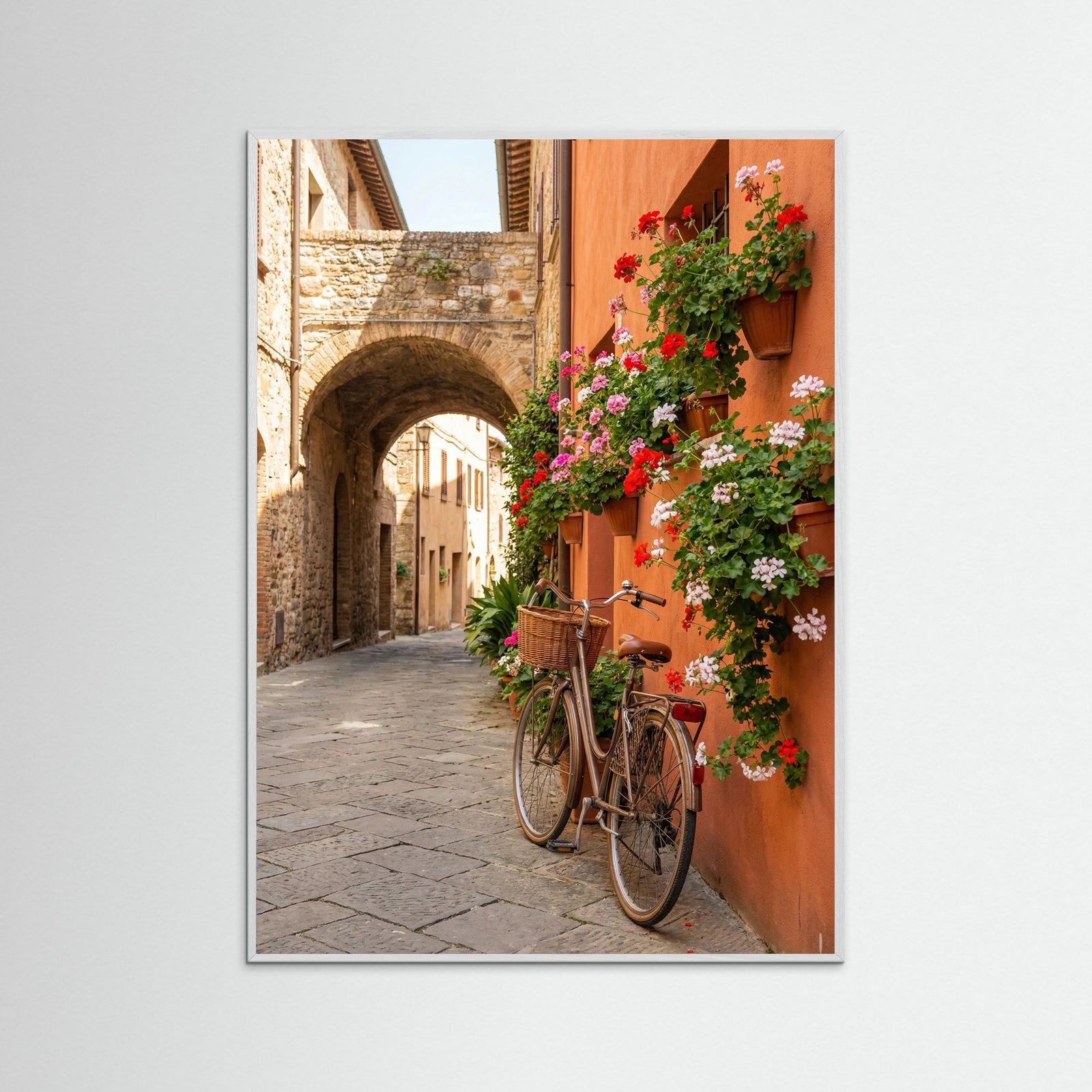 White Wood Orange Street Car