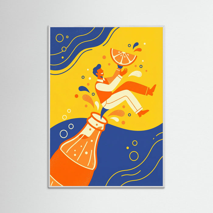 White Wood Orangina Dive