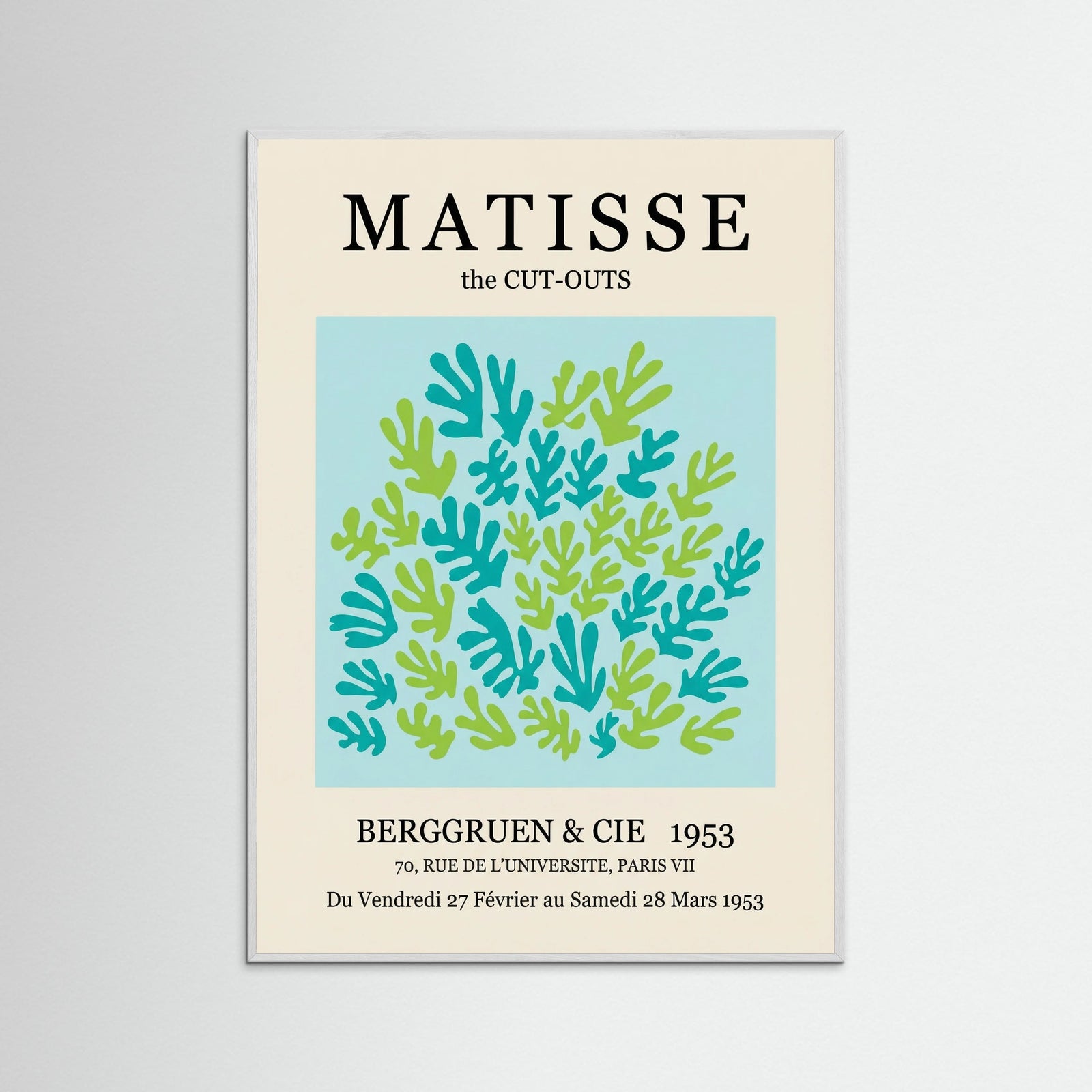 White Wood Organic Bloom Abstraction