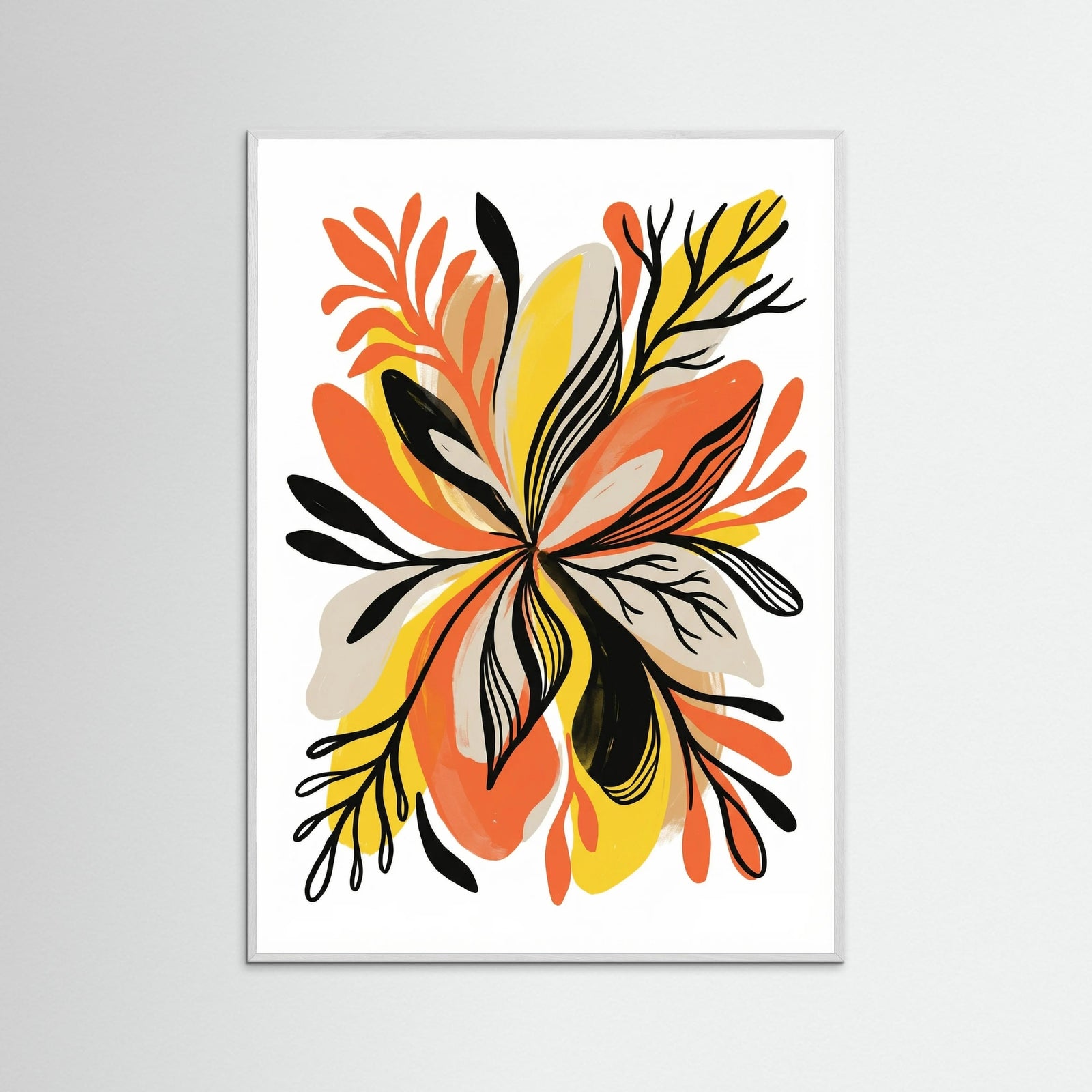 White Wood Organic Bloom Forms