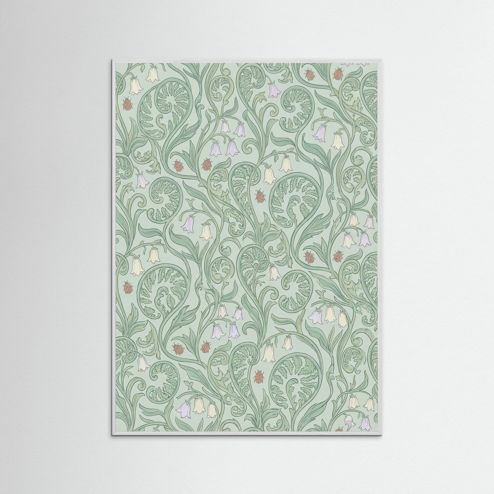 White Wood Organic Botanical Tapestry