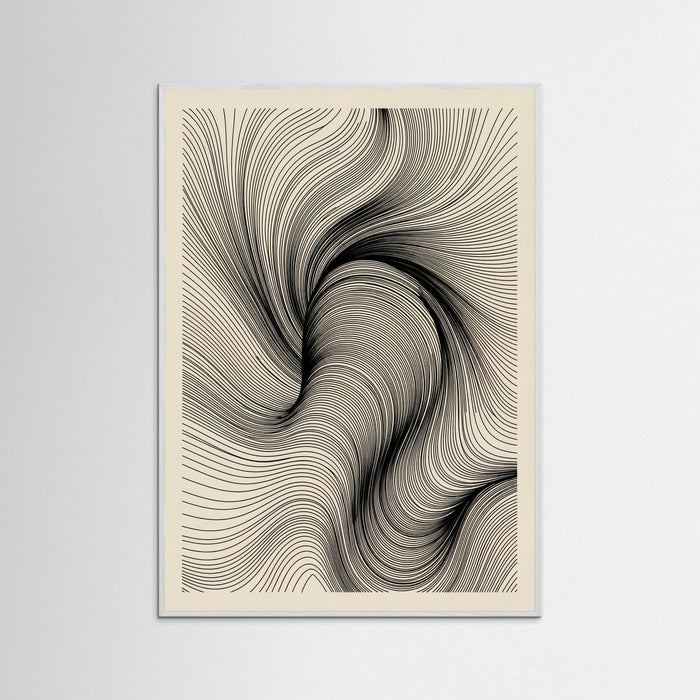 White Wood Organic Flow Beige