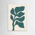 White Wood Organic Flow Green