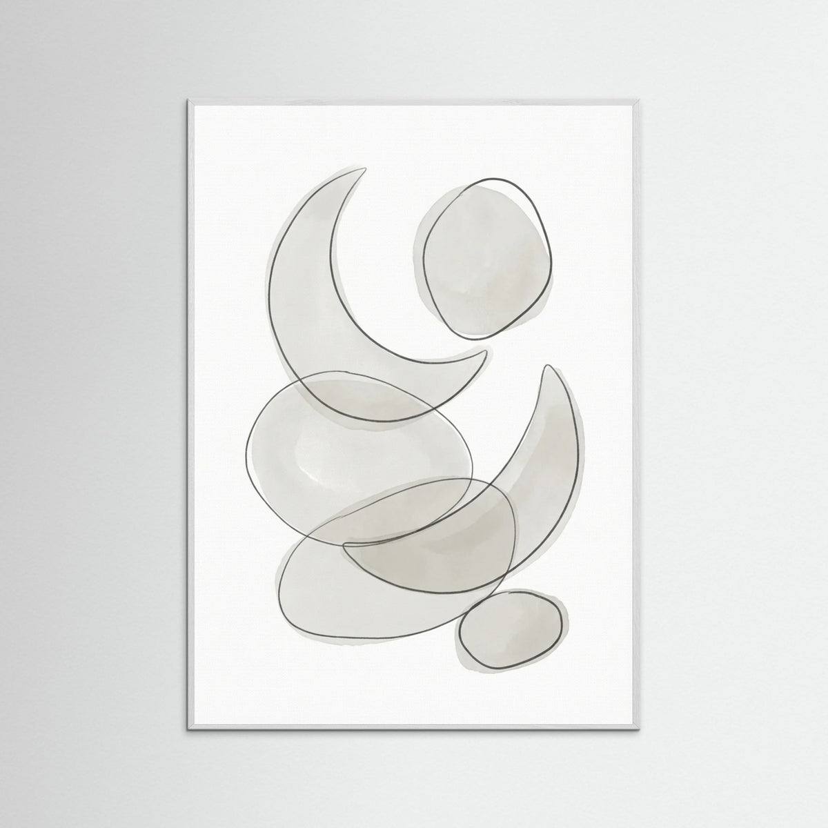 White Wood Organic Flow