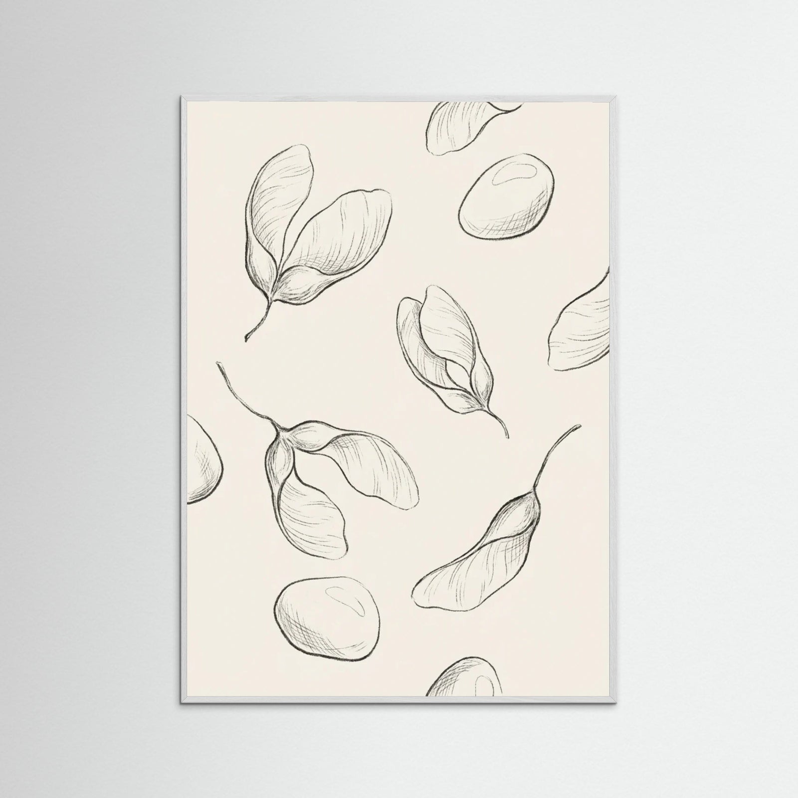 White Wood Organic Flow