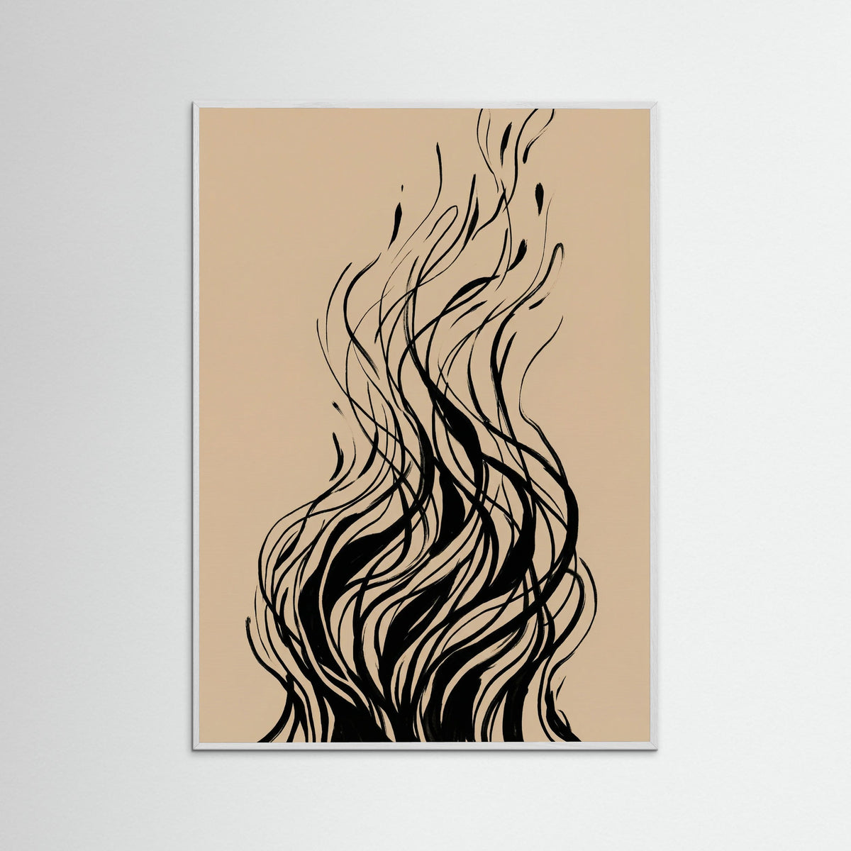 White Wood Organic Flow