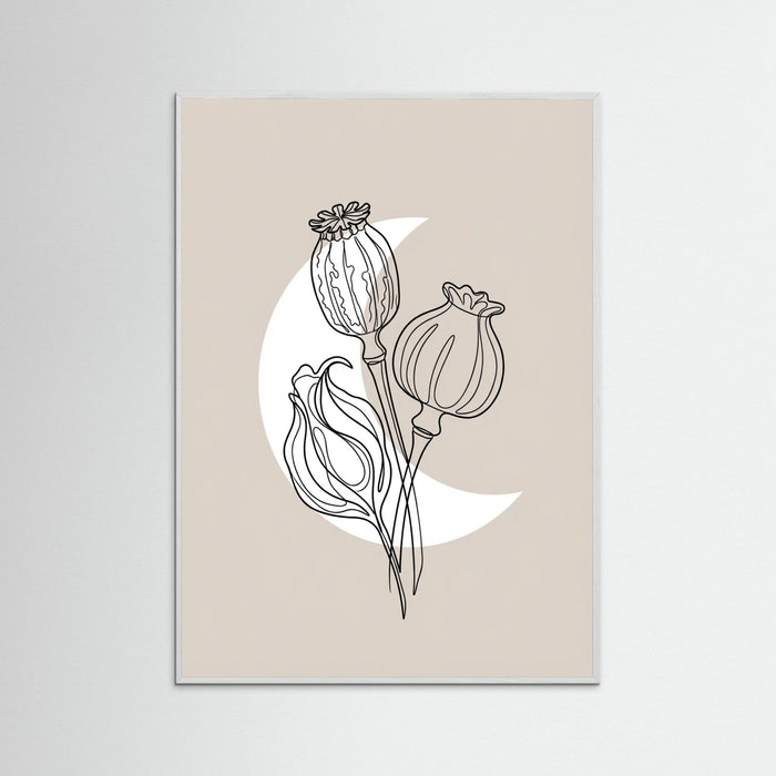 White Wood Organic Flow