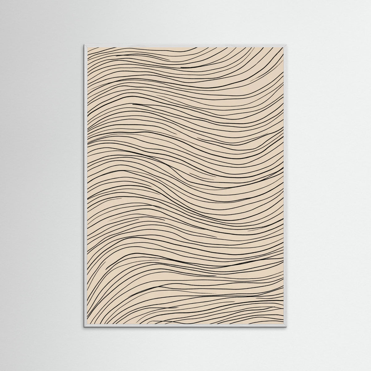 White Wood Organic Swirl