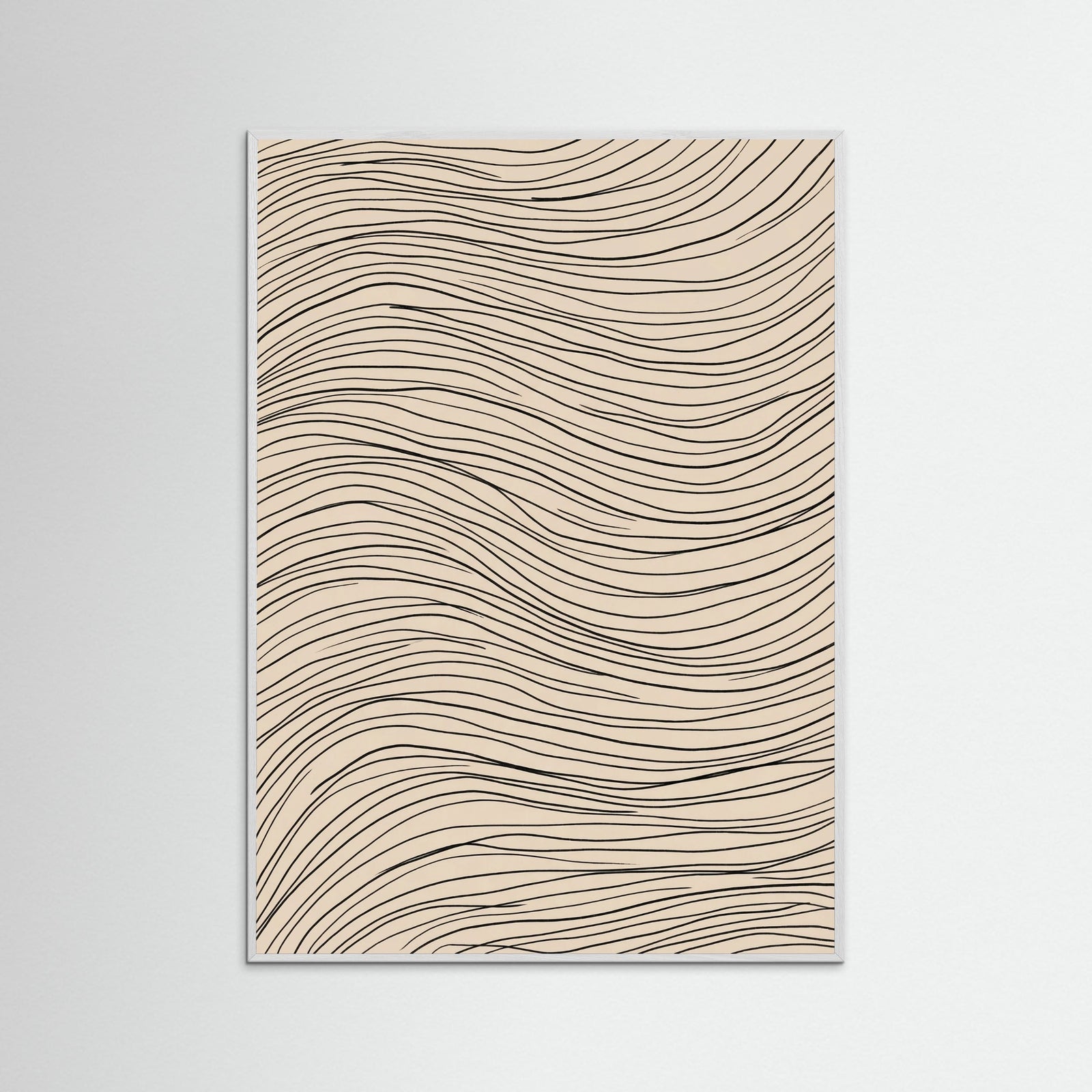 White Wood Organic Swirl
