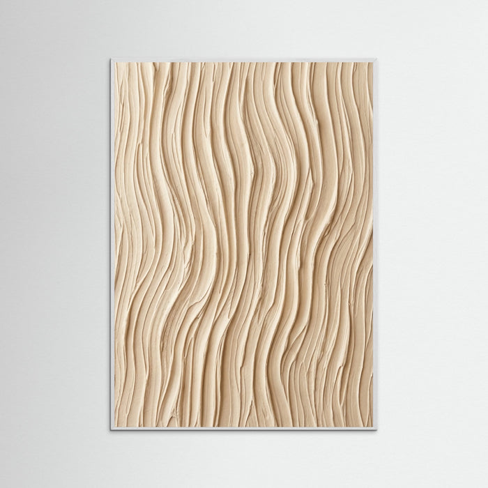 White Wood Organic Waves