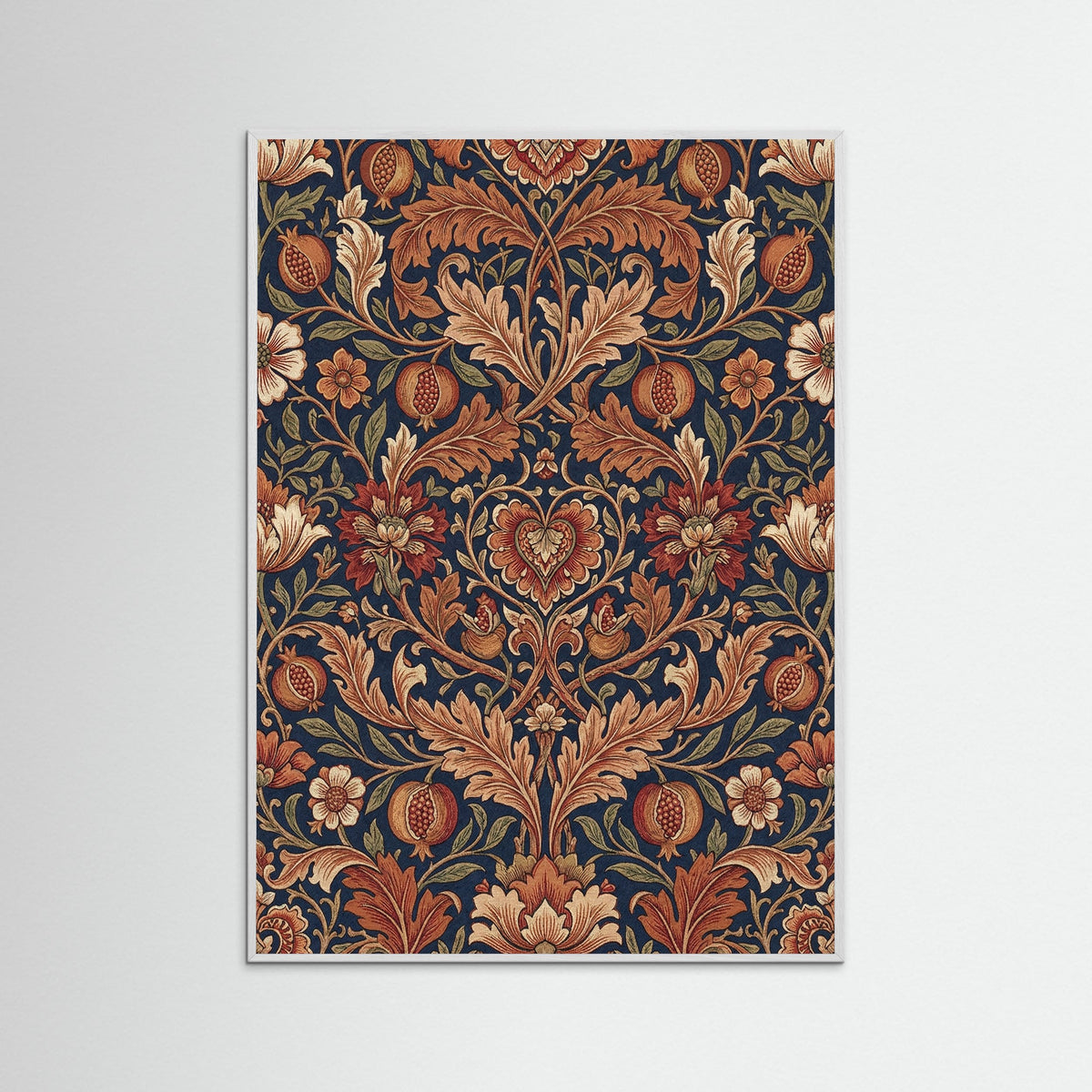 White Wood Ornate Foliage